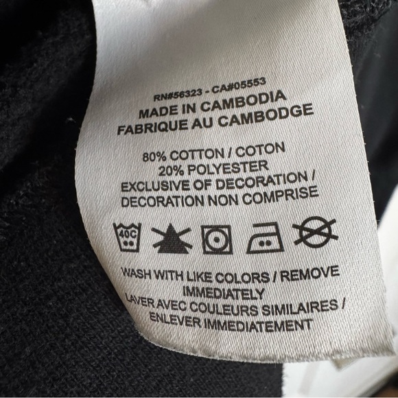 Nike Classic Black Crewneck Sweater Embroidered White Logo - Picture 5 of 10